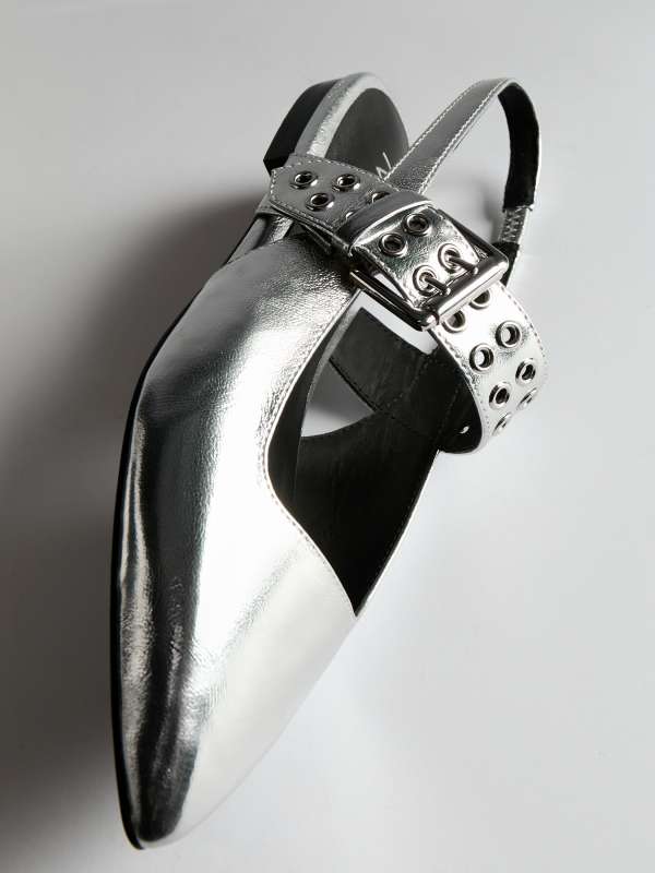 Балетки с открытой пяткой (слинг-бэк) ABRIL 1-29102-44 (K)/4644269, серебряный NEWD купить по оптовым и розничным ценам