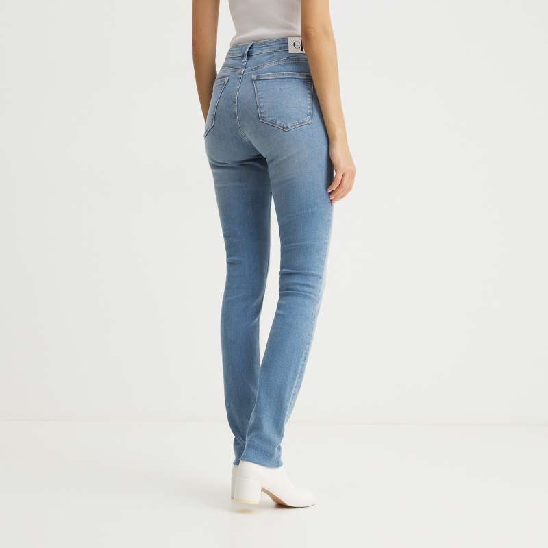 Женские джинсы скинни MID RISE SKINNY J20J221580/4213616, голубой CALVIN KLEIN JEANS купить по оптовым и розничным ценам