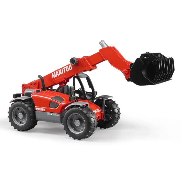 Погрузчик колёсный Manitou MLT 633 с телескопическим ковшом 02-125 Bruder купить по оптовым и розничным ценам