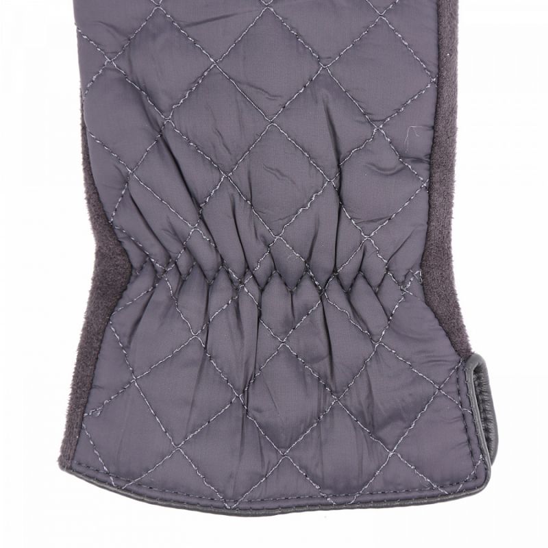 Перчатки стеганые, текстиль (таффета/"замша"), FABRETTI JDF1-9 FABRETTI купить по оптовым и розничным ценам