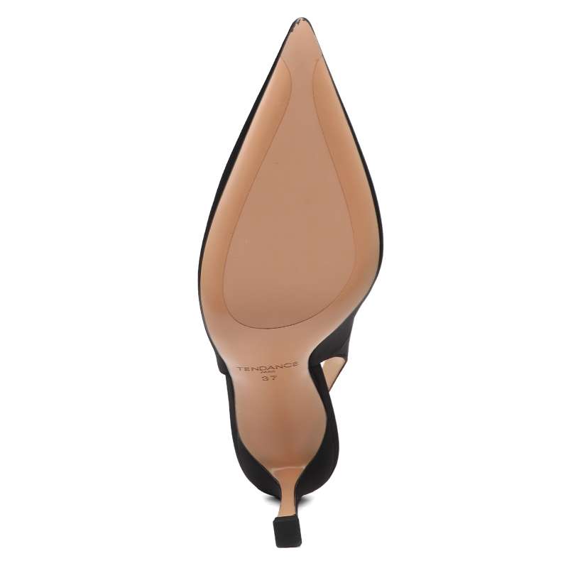 Женские туфли с открытой пяткой (слингбэк) V1278-88/3720640, черный TENDANCE купить по оптовым и розничным ценам