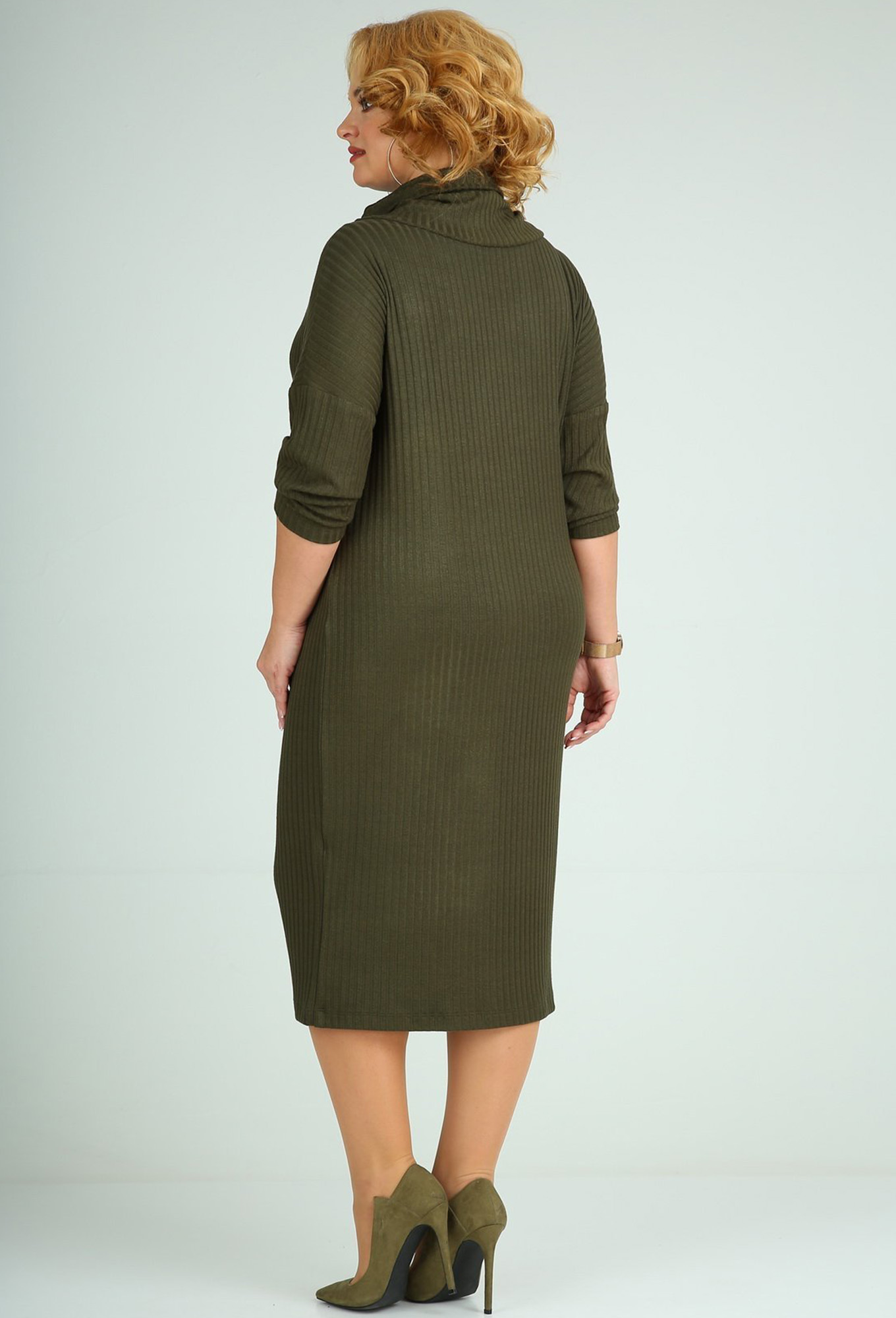 Платье Diamant 1724 хаки Diamant купить по оптовым и розничным ценам