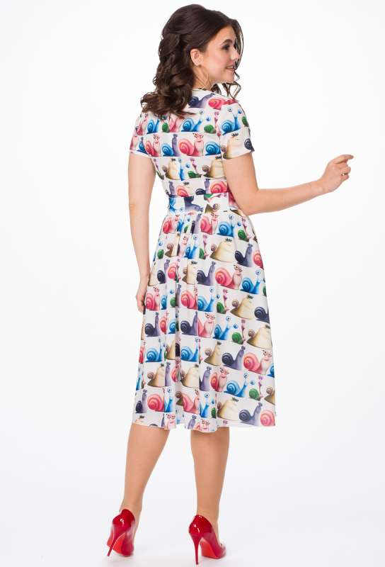 Платье Melissena 977 белый Melissena купить по оптовым и розничным ценам