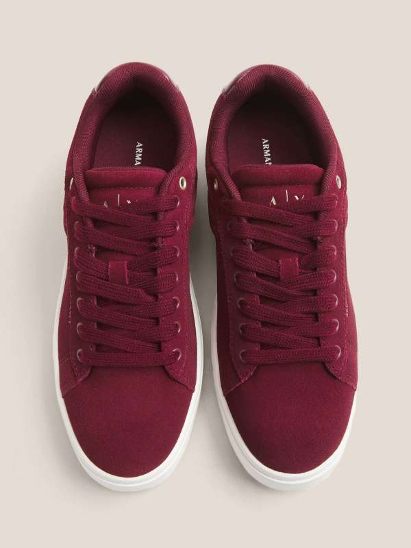 Женские кеды XW001619/4754639, бордовый ARMANI EXCHANGE купить по оптовым и розничным ценам