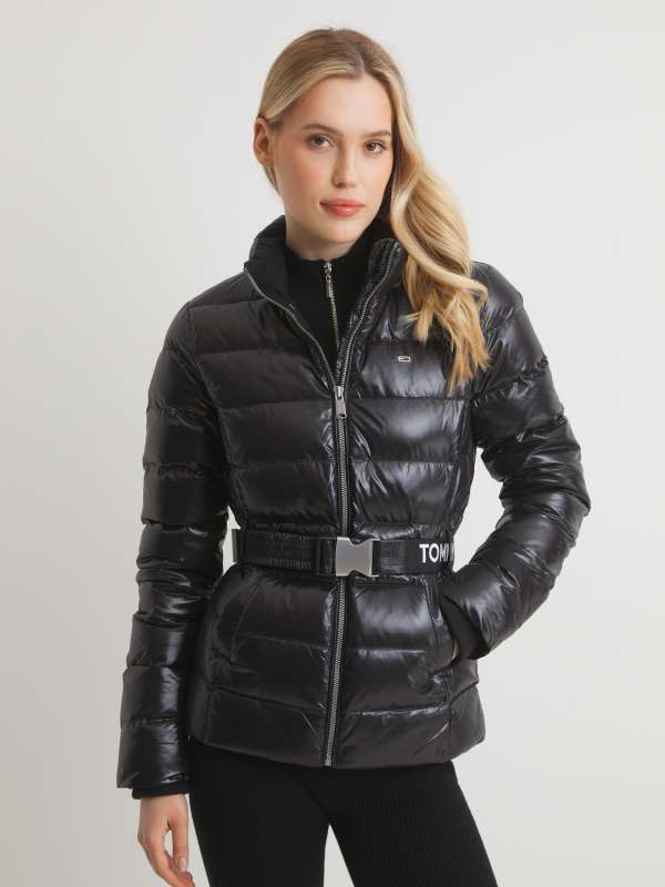 Женская куртка TJW BRANDED BELT DOWN JACKET DW0DW18826/4573268, черный TOMMY JEANS купить по оптовым и розничным ценам