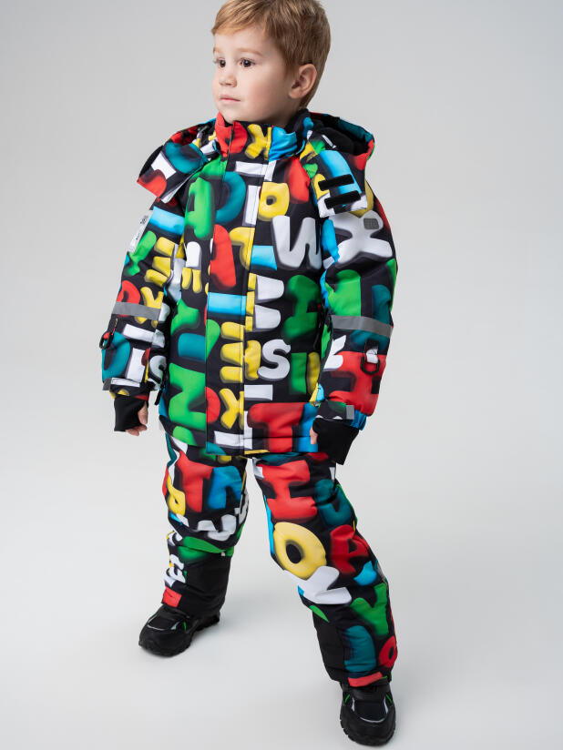Комплект текстильный с полиуретановым покрытием для мальчиков: куртка, полукомбинезон 32512016 PlayToday купить по оптовым и розничным ценам