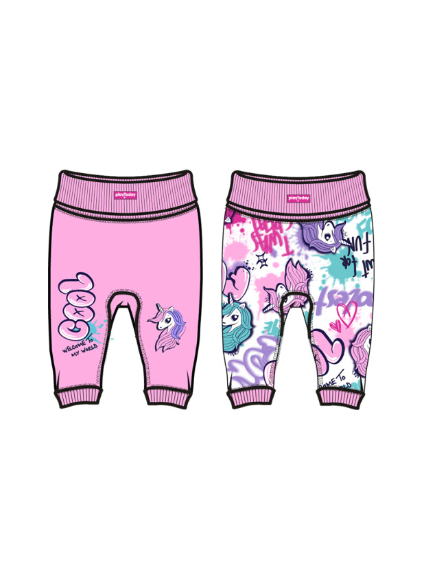 Ползунки детские трикотажные для девочек, 2 шт в комплекте 32429121 PlayToday купить по оптовым и розничным ценам