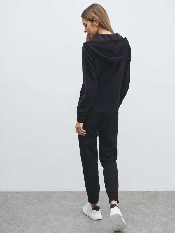 Женская толстовка NEW HOODED SCUBA SWEATSHIRT W5YQ05KBYE2/4909420, черный Guess купить по оптовым и розничным ценам