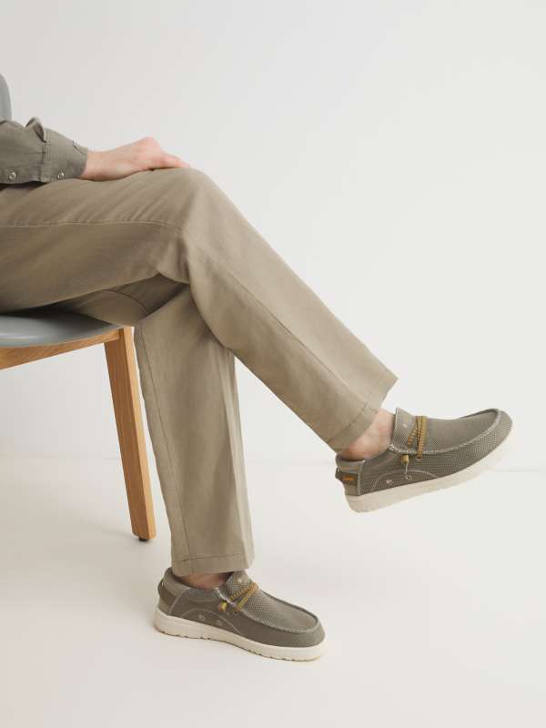 Мужские полуботинки SAMOA WALLABEE KNIT JM51030A/4551808, зелено-серый Jeep купить по оптовым и розничным ценам