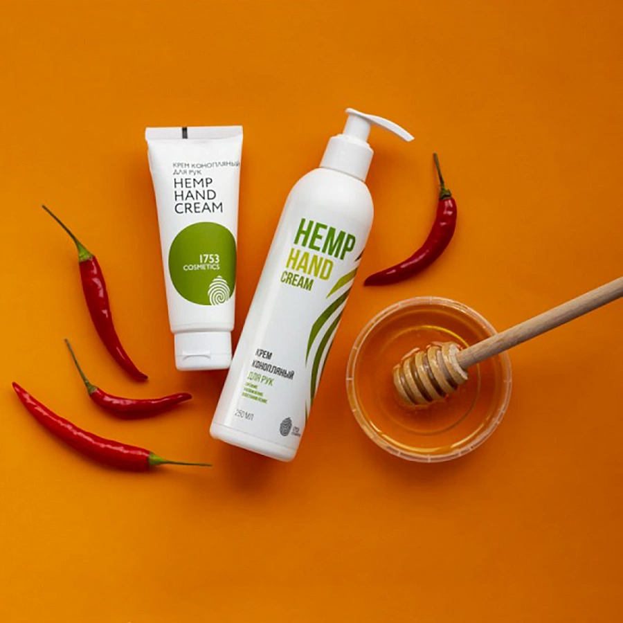 Крем питательный для рук / Hemp Hand Cream 1753 cosmetics 75 мл 1753 COSMETICS купить по оптовым и розничным ценам