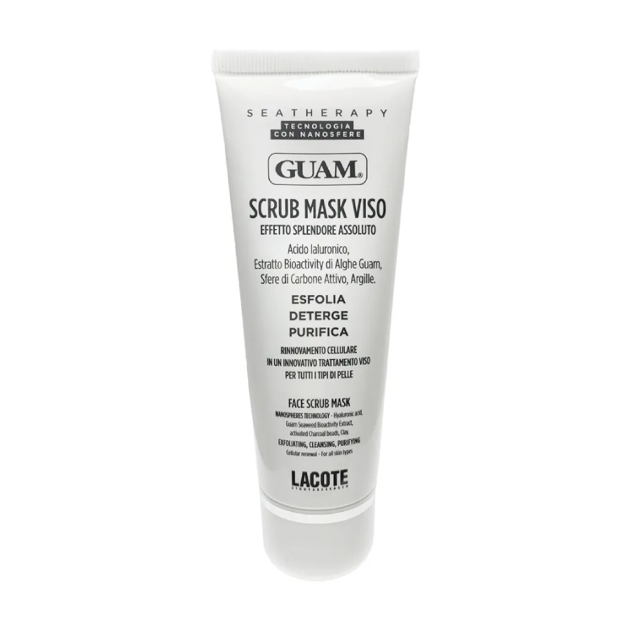 Маска-скраб для лица с углем и гиалуроновой кислотой / SEA THERAPY 75 мл