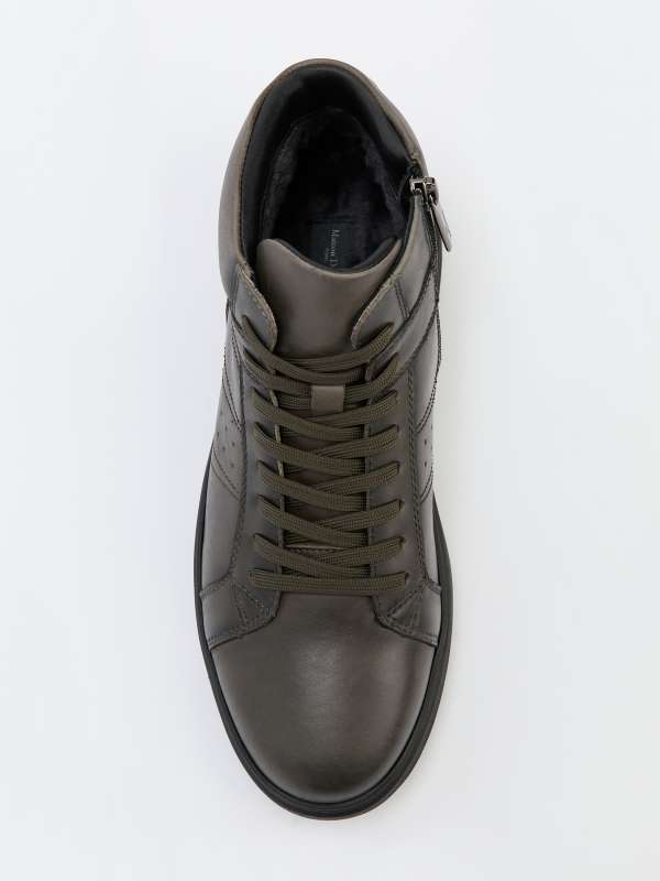 Мужские высокие кеды TMH3124F-9/4254743, серо-зеленый MAISON DAVID купить по оптовым и розничным ценам