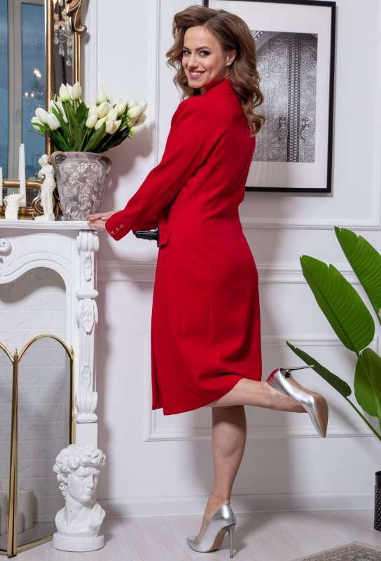 Платье Anastasia Mak 954 красный Anastasia Mak купить по оптовым и розничным ценам