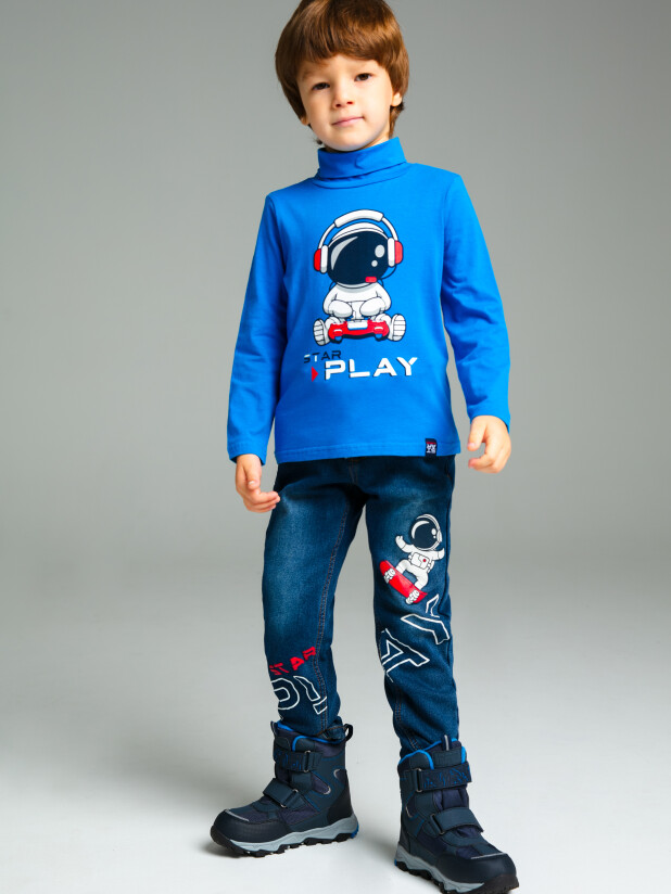Водолазка трикотажная для мальчиков 32312025 PlayToday купить по оптовым и розничным ценам