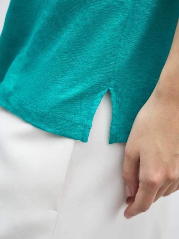 Женская футболка NE2411/4501924, бирюзовый MAISON DAVID купить по оптовым и розничным ценам