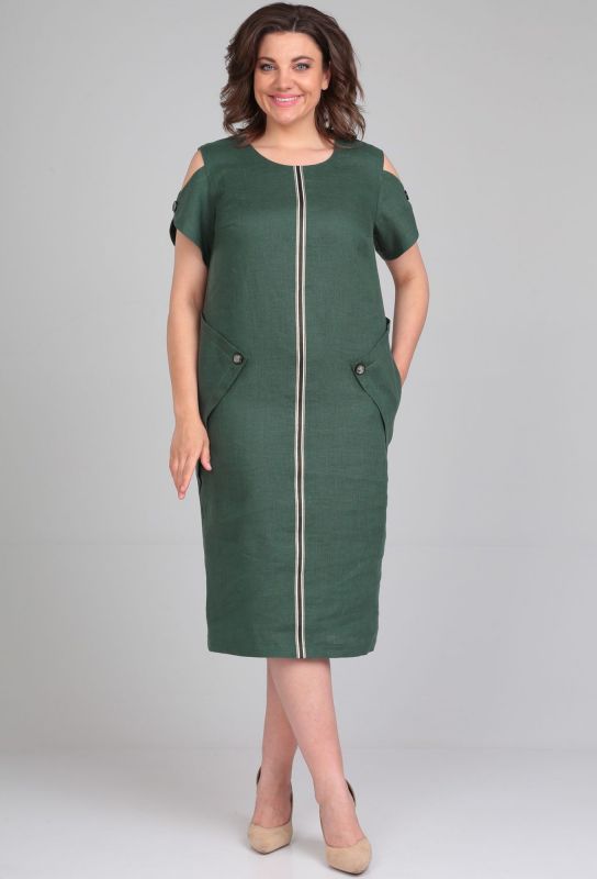 Платье Diamant 1870 т.зелёный Diamant купить по оптовым и розничным ценам