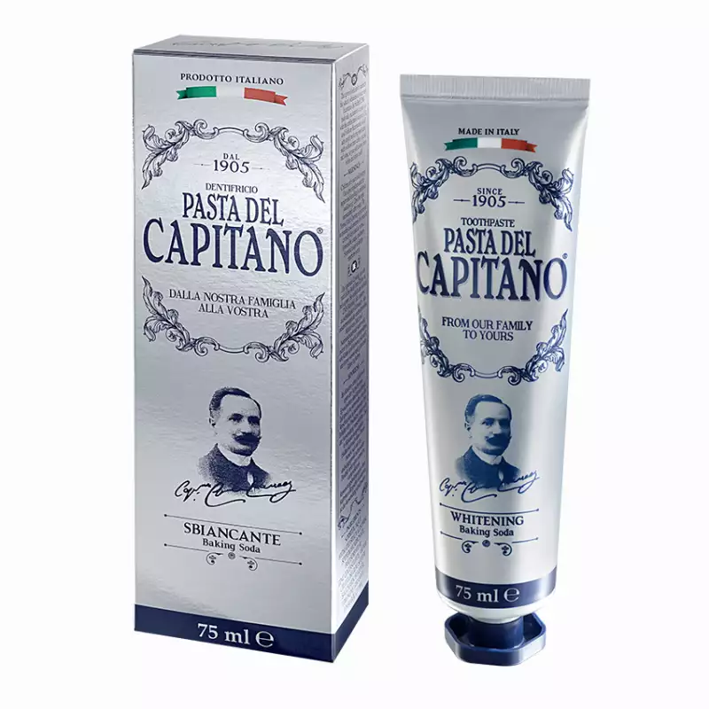 Паста зубная для деликатного отбеливания с содой / 1905 Baking Soda 75 мл PASTA DEL CAPITANO купить по оптовым и розничным ценам