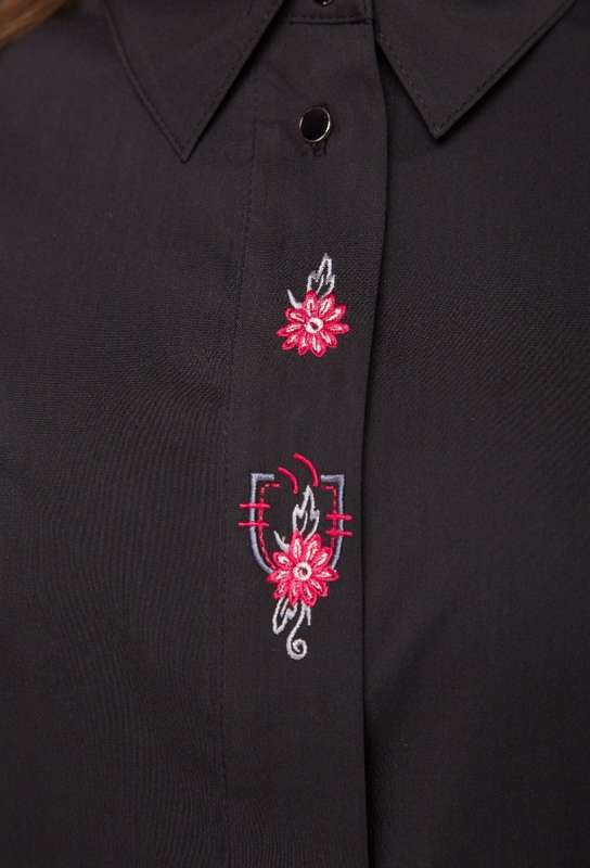 Блуза LTS 1755 чёрный LadyThreeStars купить по оптовым и розничным ценам