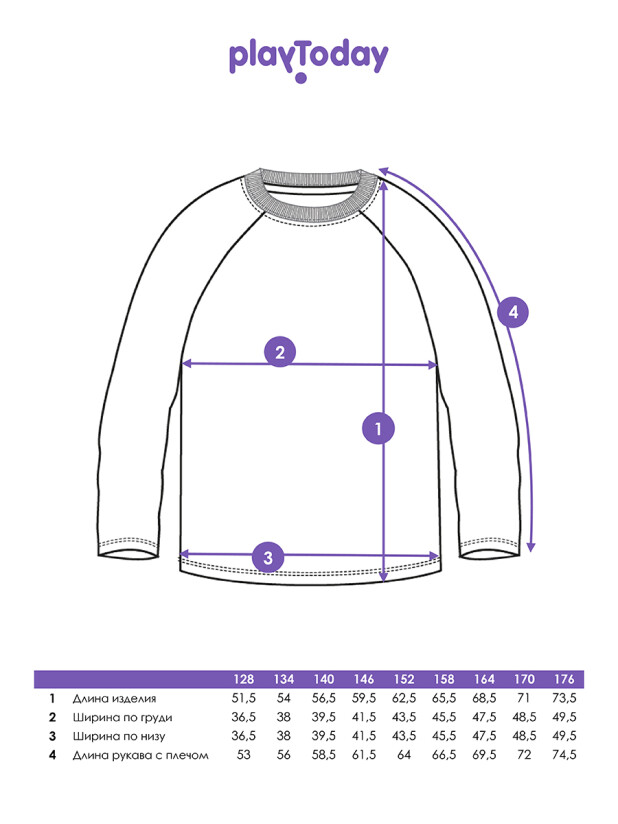 Лонгслив для мальчика 32411088 PlayToday купить по оптовым и розничным ценам