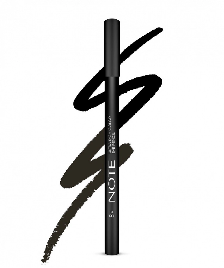 Карандаш насыщенного цвета для глаз 01 / ULTRA RICH COLOR EYE PENCIL 1,1 г NOTE COSMETICS купить по оптовым и розничным ценам