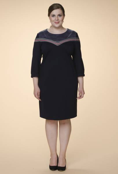 Платье Amelia Lux 3217 синий Amelia Lux купить по оптовым и розничным ценам