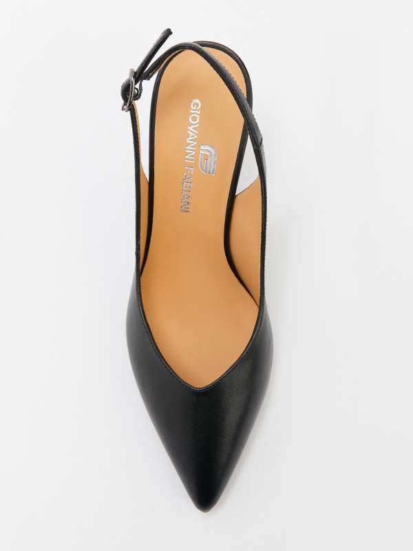 Женские туфли с открытой пяткой (слингбэк) S25454/4515344, черный GIOVANNI FABIANI купить по оптовым и розничным ценам