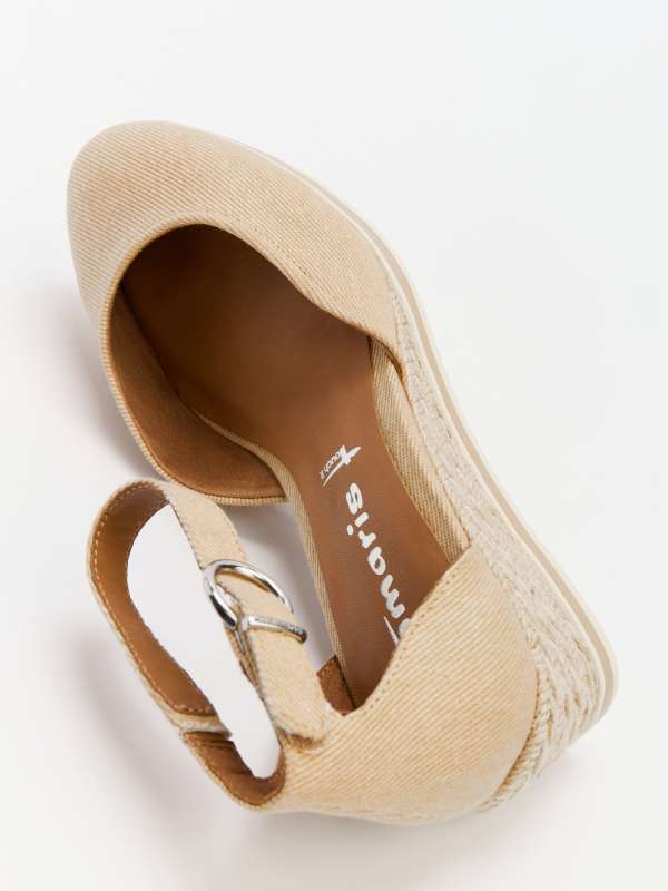 Женские туфли из денима DAJANA 1-1-22319-44/4317692, бежевый TAMARIS купить по оптовым и розничным ценам