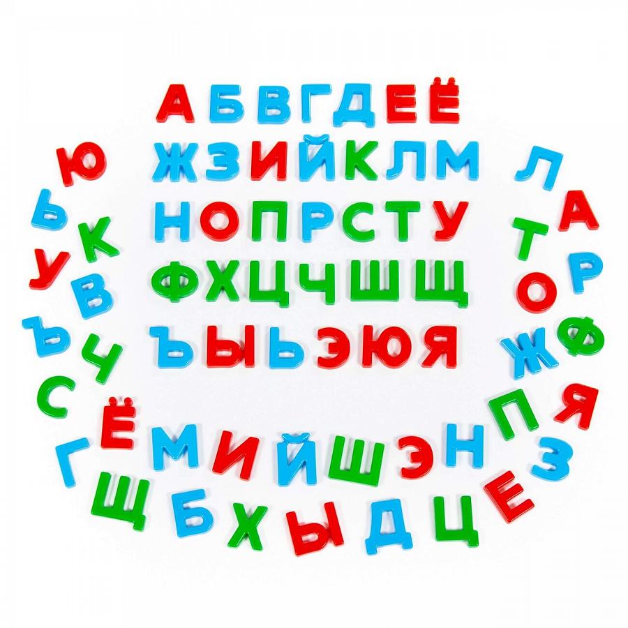 319670 Набор Первые уроки на магнитах (66 букв) (в пакете) Полесье купить по оптовым и розничным ценам