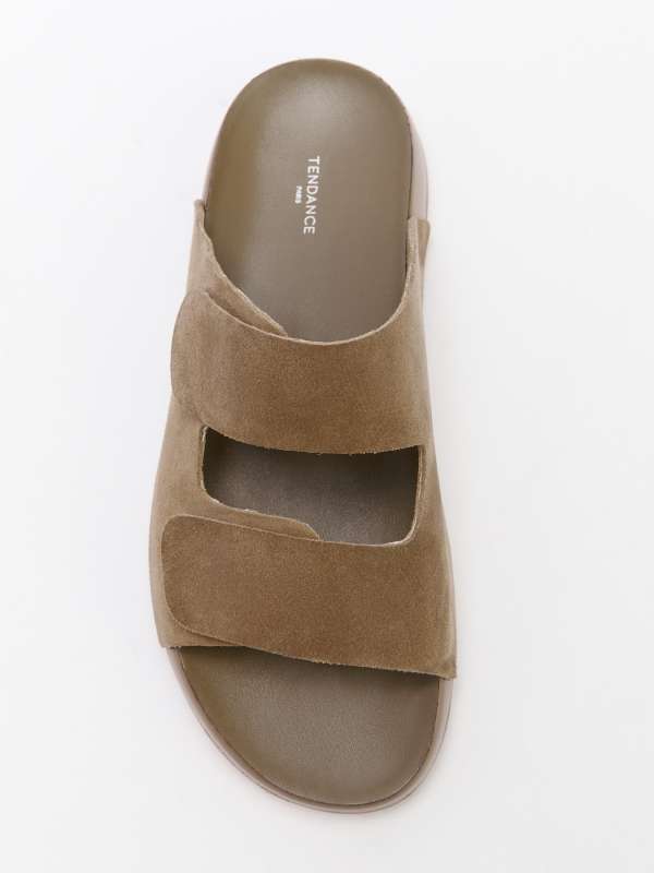 Женские шлепанцы GLC7728-01/4415340, зелено-коричневый TENDANCE купить по оптовым и розничным ценам