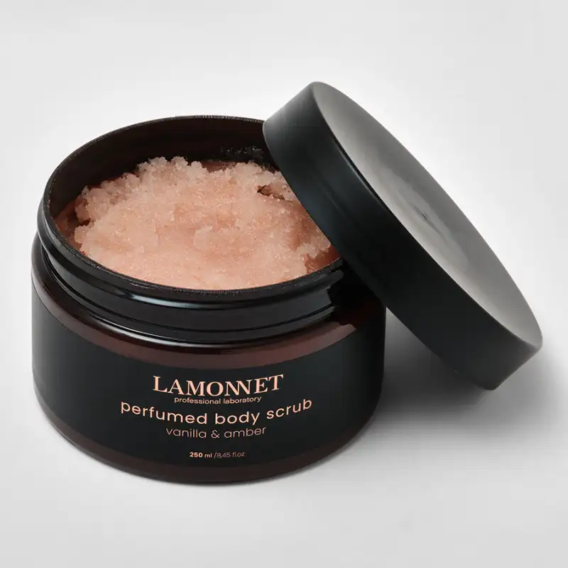 Скраб парфюмированный для тела, ваниль и амбра / LAMONNET 250 мл LAMONNET купить по оптовым и розничным ценам