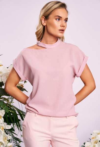 Блуза KaVari 4008 пудра KaVari купить по оптовым и розничным ценам