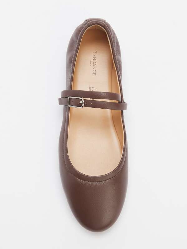 Балетки мэри-джейн GLC8348-02/4484075, темно-коричневый TENDANCE купить по оптовым и розничным ценам