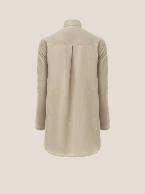 Женская рубашка 2024-574/4501719, серовато-бежевый MAISON DAVID купить по оптовым и розничным ценам