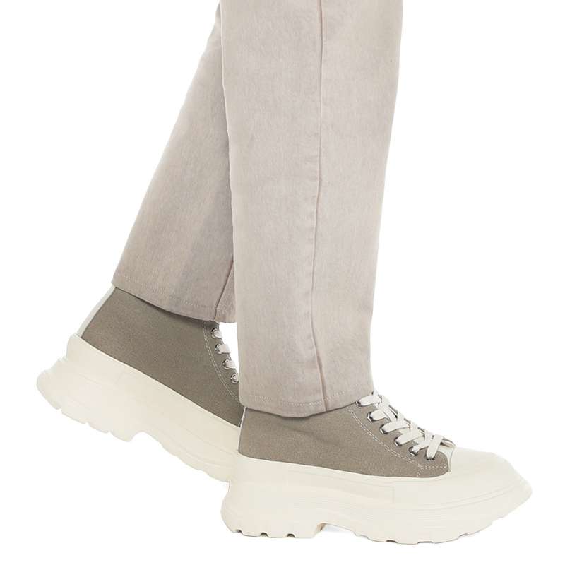 Женские высокие кеды YS-191213-X51/3883724, светло-серый TENDANCE купить по оптовым и розничным ценам