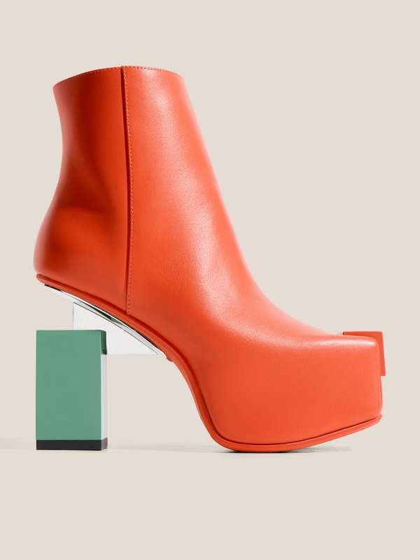 Ботильоны Cubist Bootie Cubist Bootie/4636704, ярко-оранжевый UNITED NUDE купить по оптовым и розничным ценам