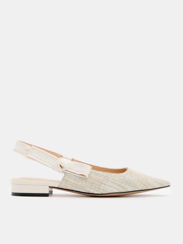 Женские туфли с открытой пяткой (слингбэк) CLF699-01/4469359, серовато-бежевый TENDANCE купить по оптовым и розничным ценам