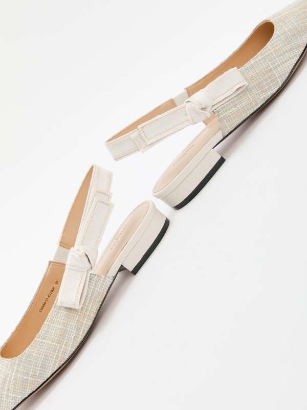 Женские туфли с открытой пяткой (слингбэк) CLF699-01/4469359, серовато-бежевый TENDANCE купить по оптовым и розничным ценам