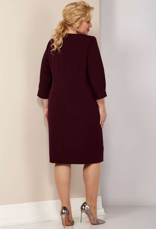 Платье SVT 586 винный SVT купить по оптовым и розничным ценам