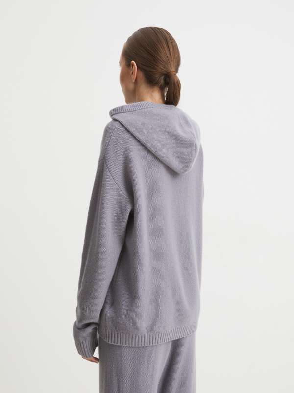 Женский вязаный костюм (джемпер и брюки) CC068/4300970, серый MAISON DAVID купить по оптовым и розничным ценам