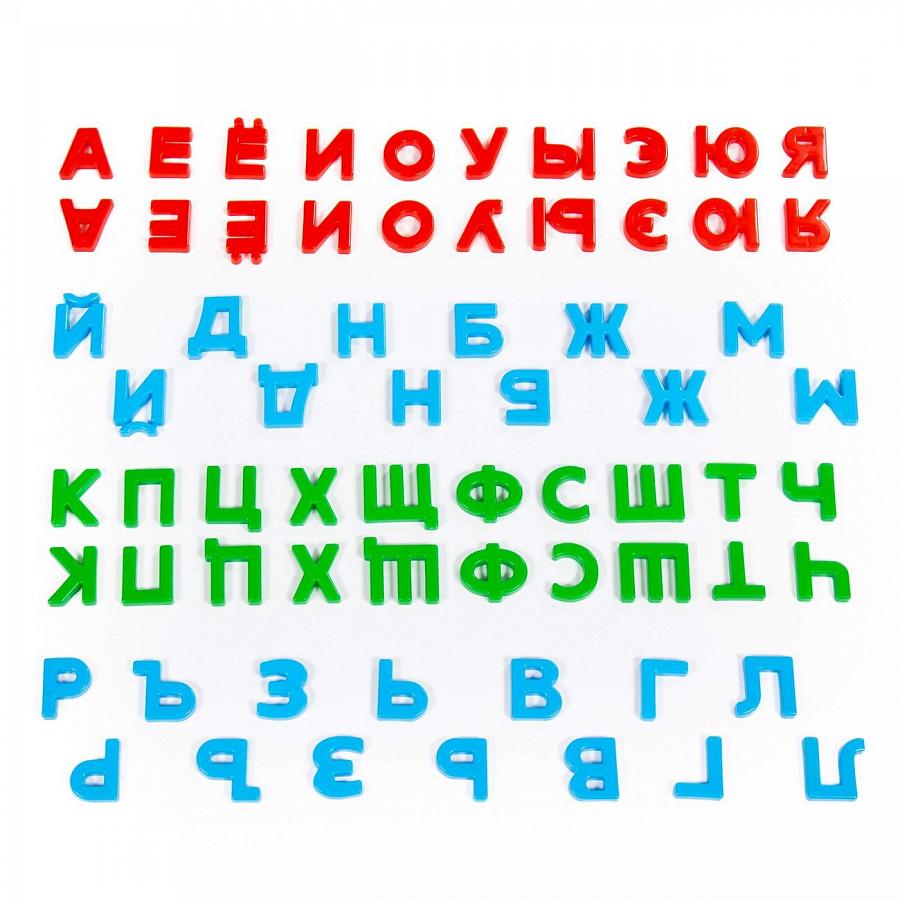 319670 Набор Первые уроки на магнитах (66 букв) (в пакете) Полесье купить по оптовым и розничным ценам