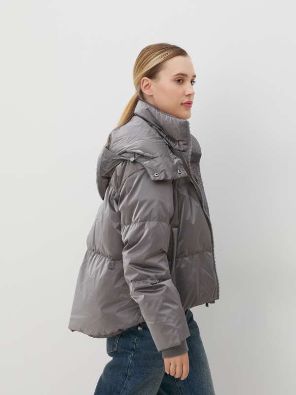 Женский пуховик MLY010/3703562, светло-серый MAISON DAVID купить по оптовым и розничным ценам