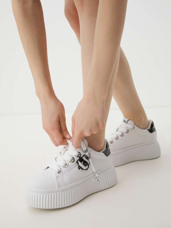 Женские кеды KREEPER LO Twin Pendant Lo Lace KL42376T/4591478, белый KARL LAGERFELD купить по оптовым и розничным ценам