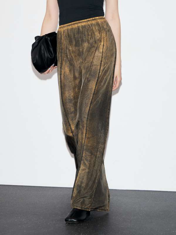 Юбка макси S52MI0019/4854329, хаки MM6 MAISON MARGIELA купить по оптовым и розничным ценам