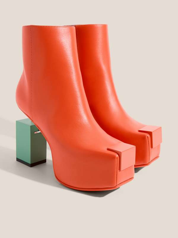 Ботильоны Cubist Bootie Cubist Bootie/4636704, ярко-оранжевый UNITED NUDE купить по оптовым и розничным ценам