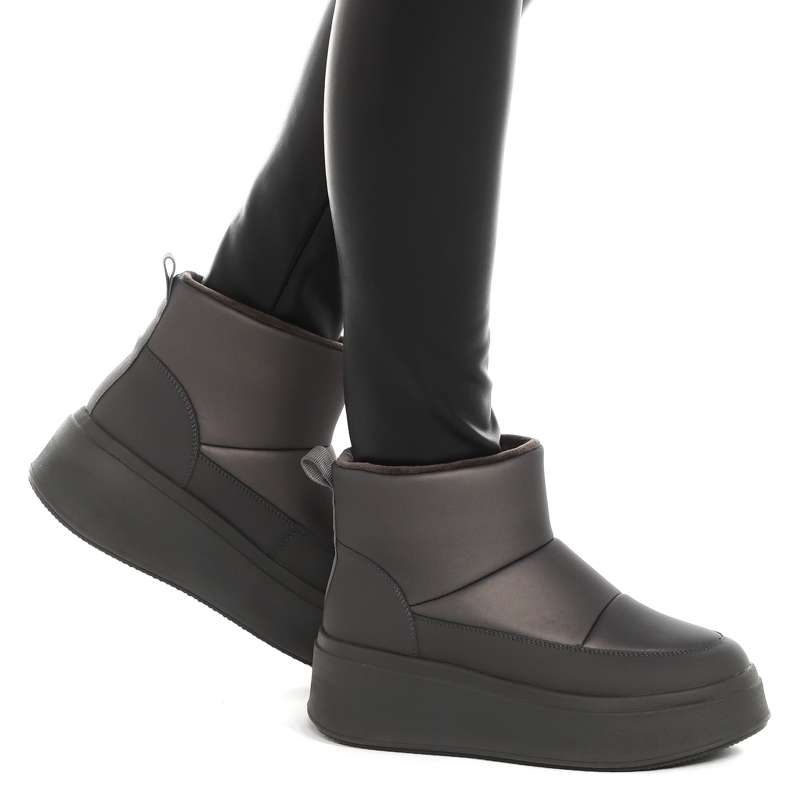 Женские дутики AJ1490-4-2/3847954, серо-зеленый TENDANCE купить по оптовым и розничным ценам