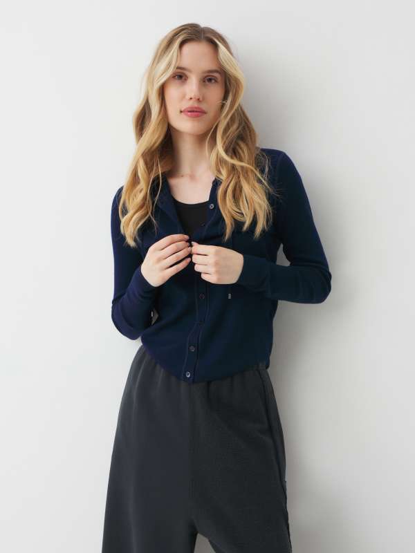 Женский кардиган 70117/4556161, темно-синий MAISON DAVID купить по оптовым и розничным ценам