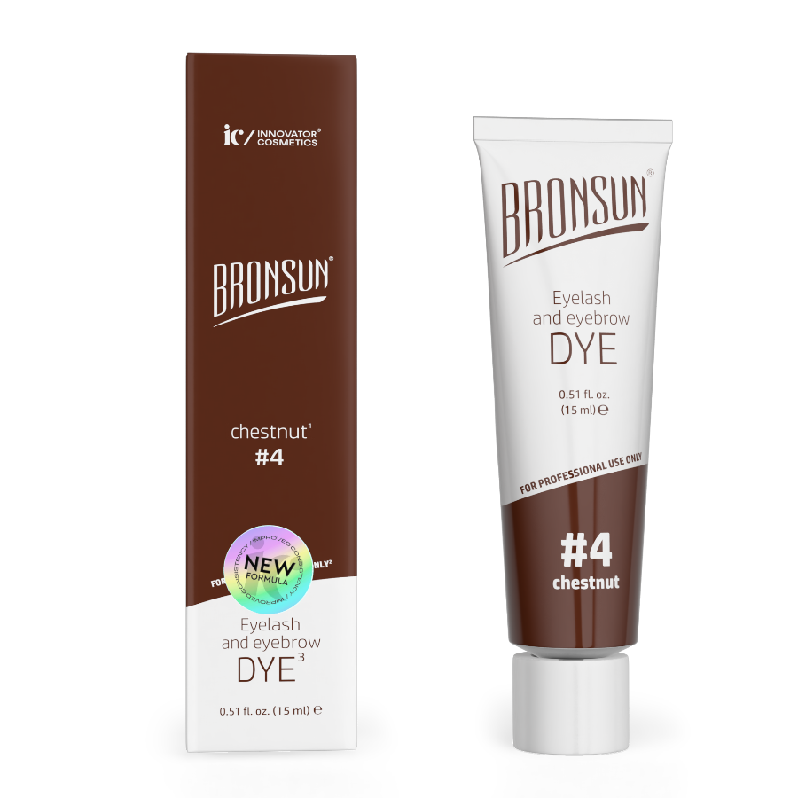 Краска для ресниц и бровей, каштан / BRONSUN #4 15 мл BRONSUN купить по оптовым и розничным ценам
