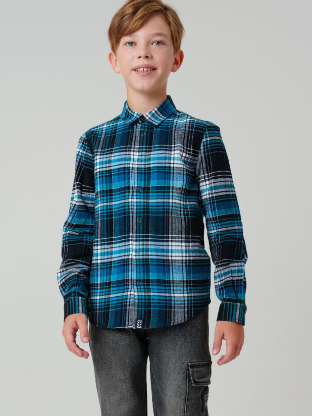 Рубашка текстильная для мальчиков 32511195 PlayToday купить по оптовым и розничным ценам