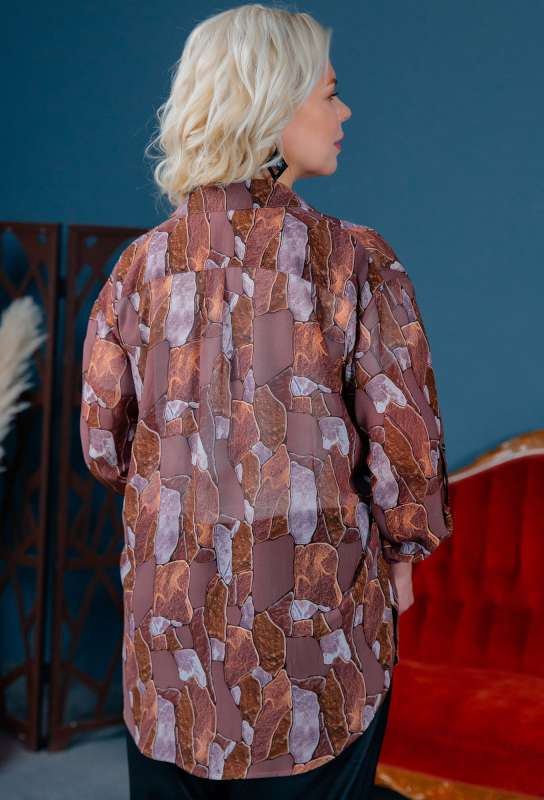 Туника ASV 2542 коричневый ASV купить по оптовым и розничным ценам