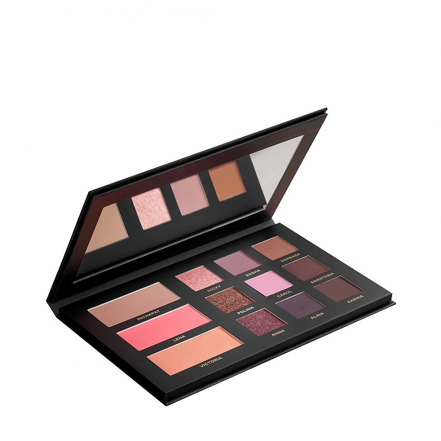 Палетка для макияжа универсальная №2 Лена Ясенкова / RBG 19,6 гр RUSSIAN BEAUTY GURU купить по оптовым и розничным ценам